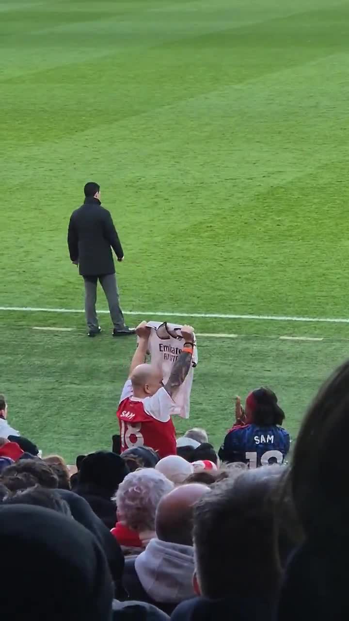 On the 18th minute yesterday this man st...