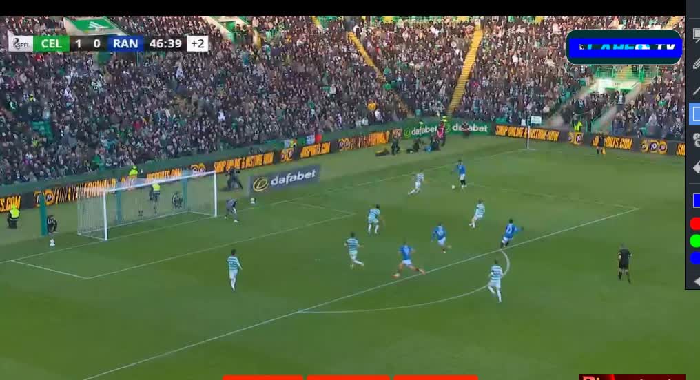 Rangers disallowed goal against Celtic