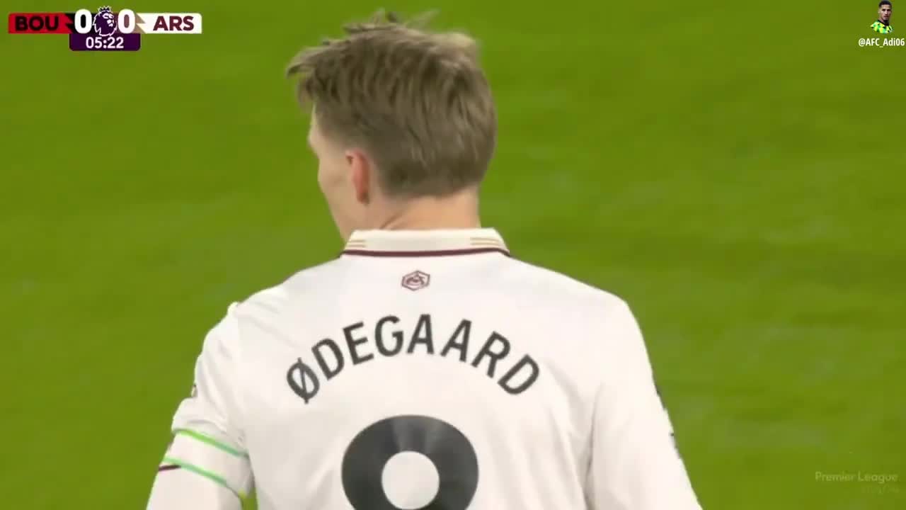 Martin Odegaard vs Bournemouth
