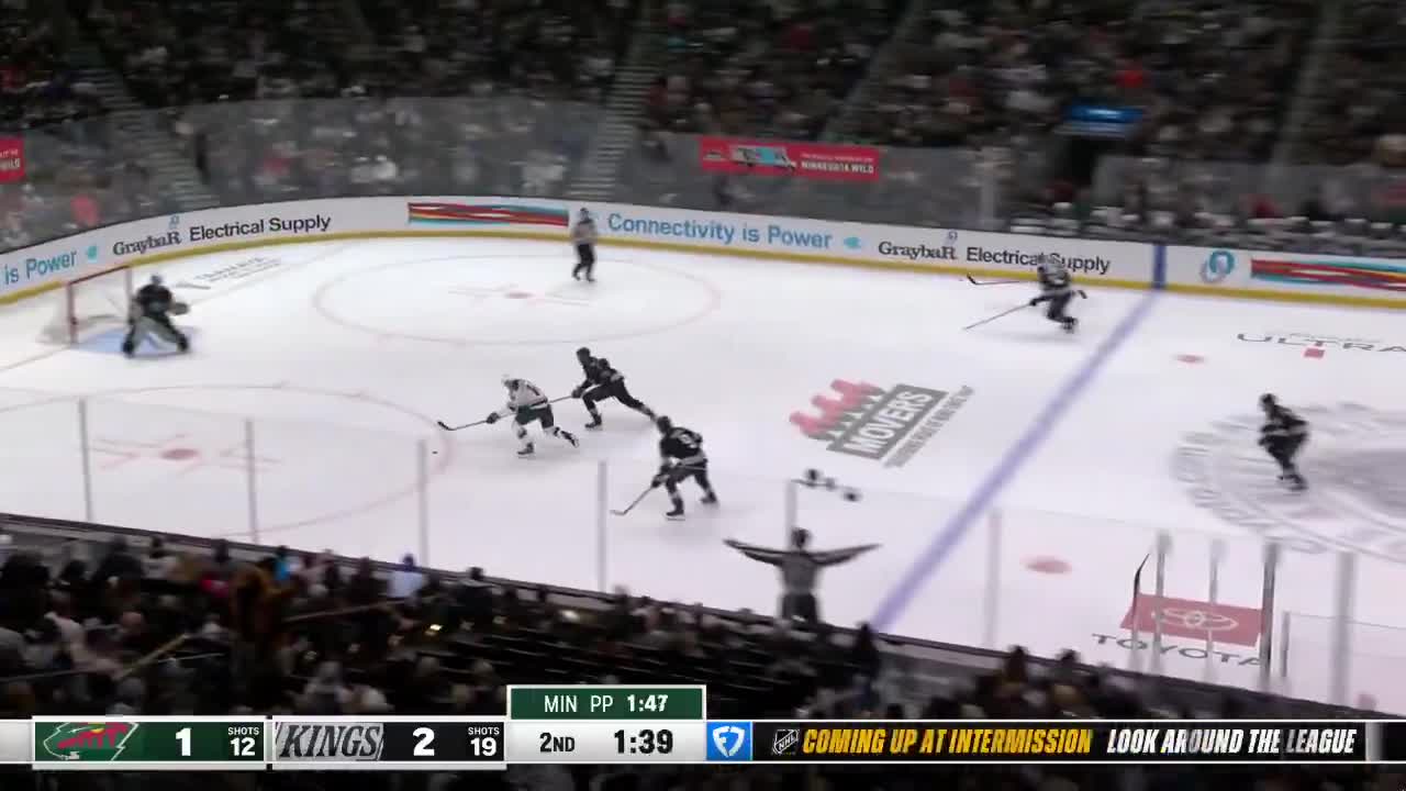 Quinn Hughes finds Joel Eriksson Ek with...