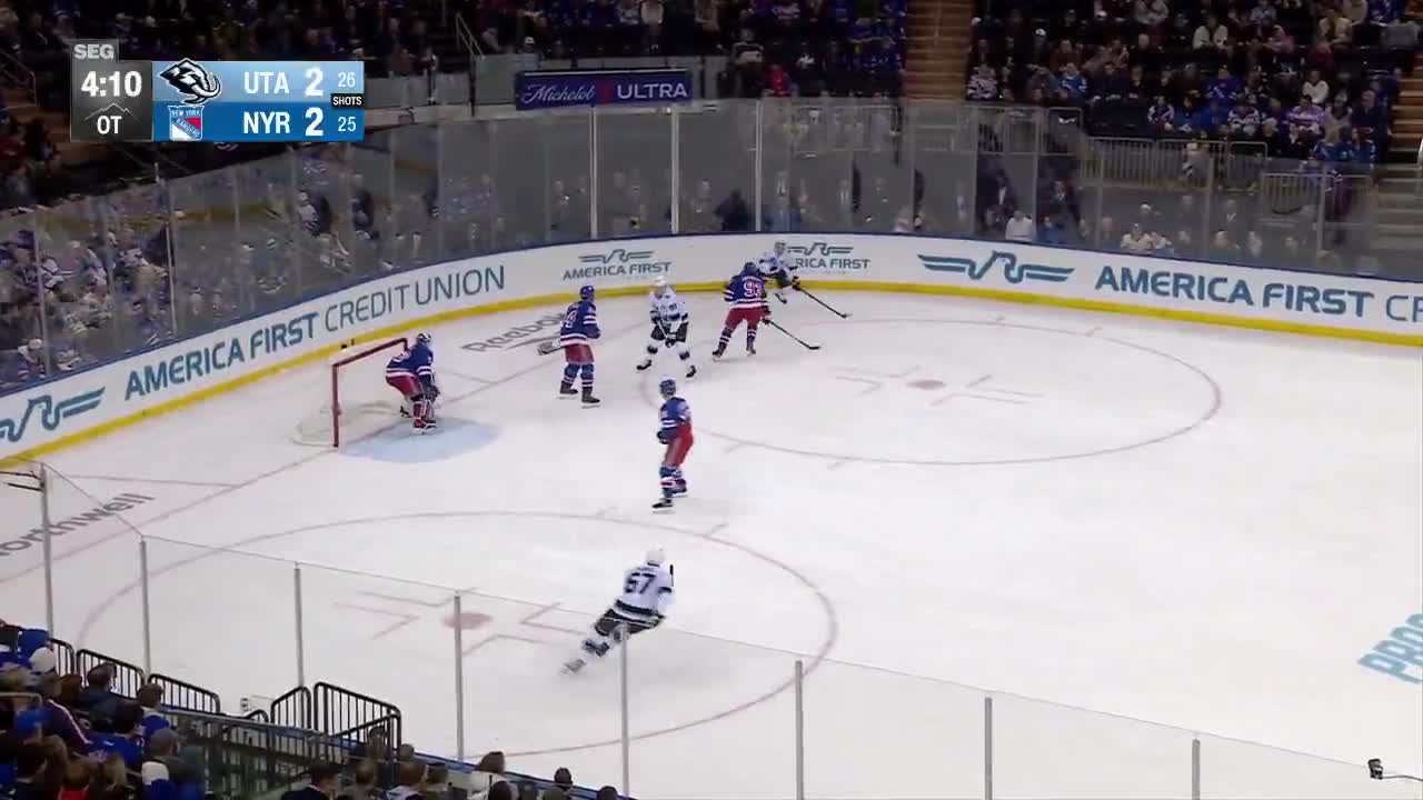 Sean Durzi ends it in OT for Utah