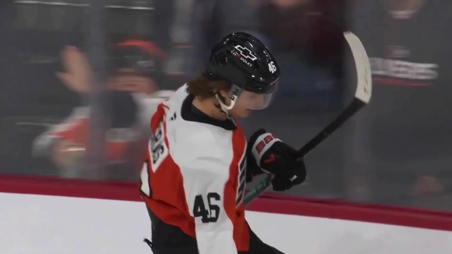 Trevor Zegras says his celebration was a reenactment of how fast Anaheim hung up after telling him he was traded