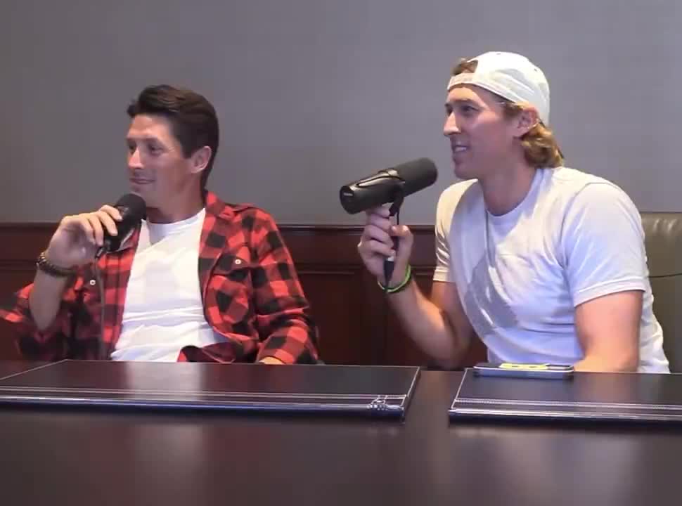 macklin talking about his first nhl goal