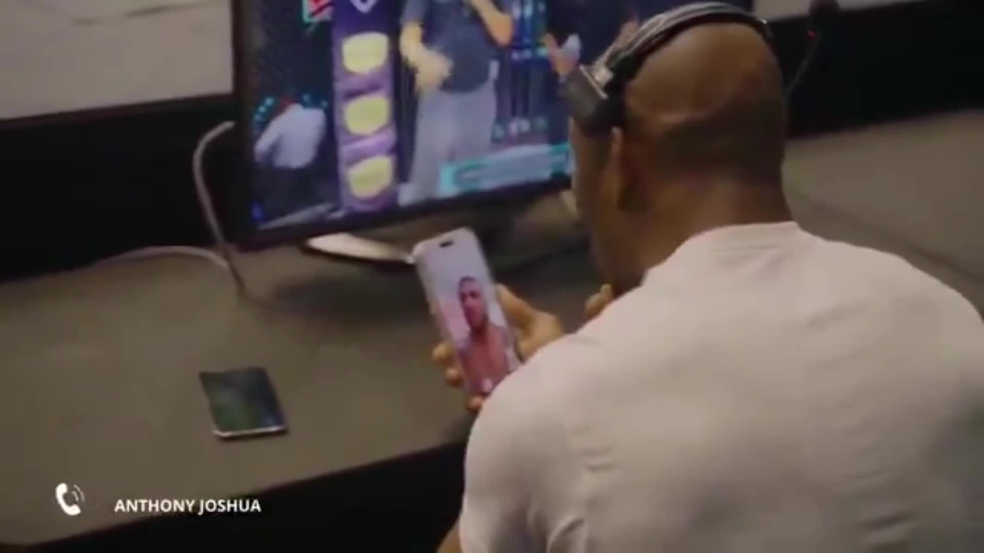 Facetime between Anthony Joshua and Kamaru Usman joshua explains the circumstances of the tragic accident to him