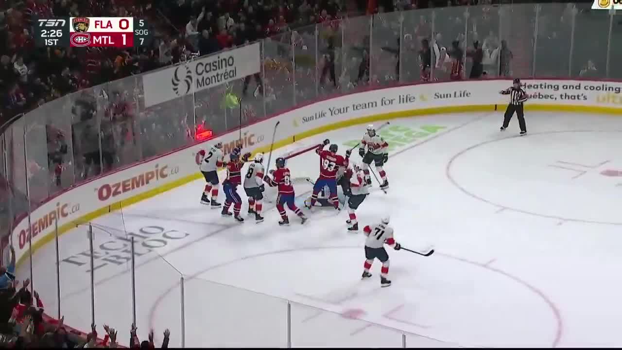Kick pass by Slaf and a mid-air whack by Kapanen, what a goal by the Habs!