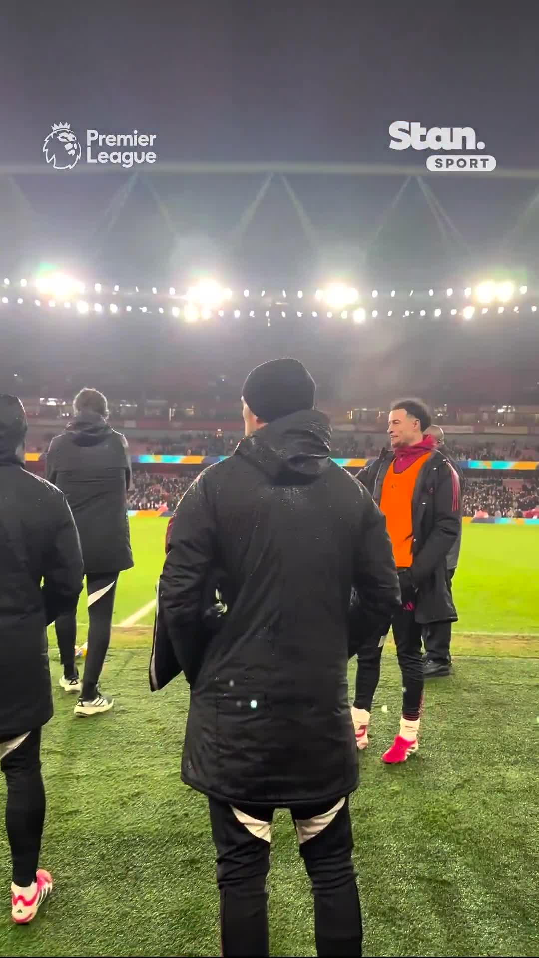 Declan Rice and Curtis Jones exchange words of respect at full time 👏