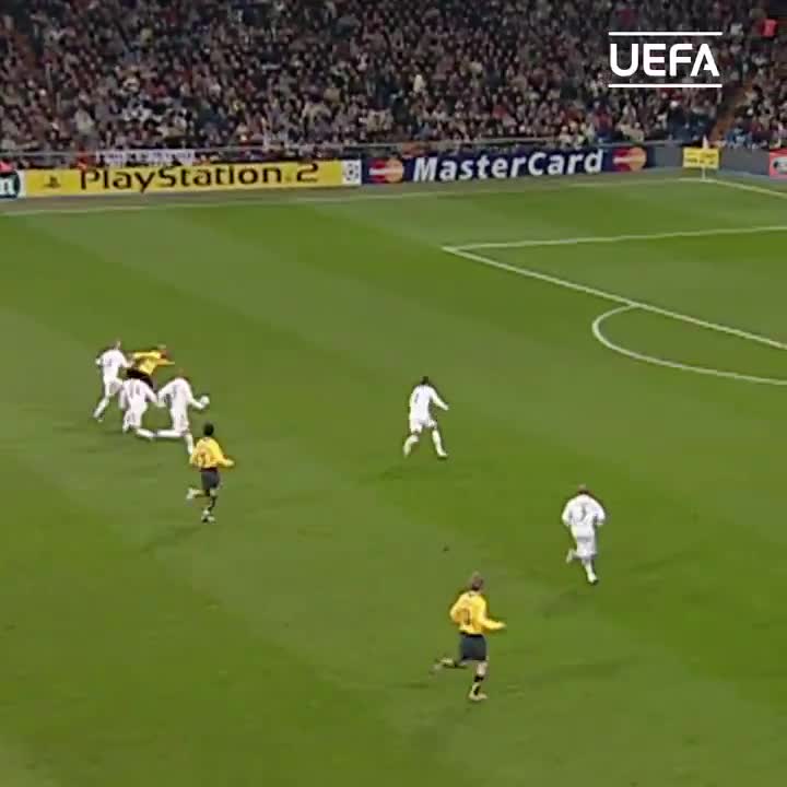 On this day in 2006, Thierry Henry made a great solo run and finish at the Bernabéu