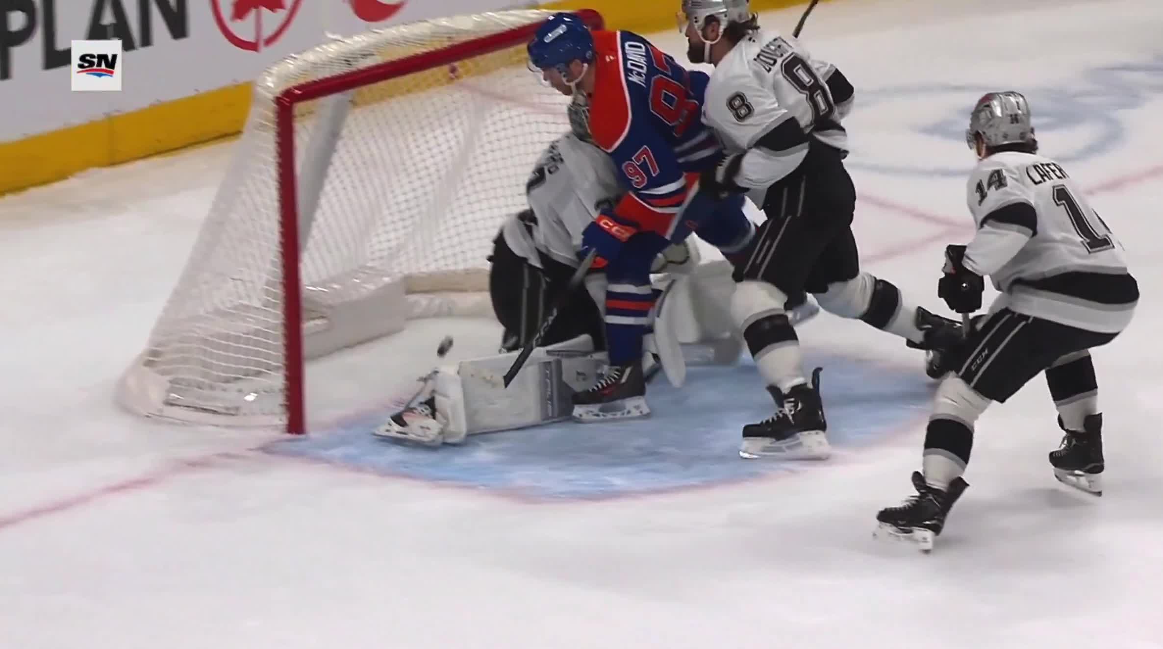 After a review, the Oilers had this goal...