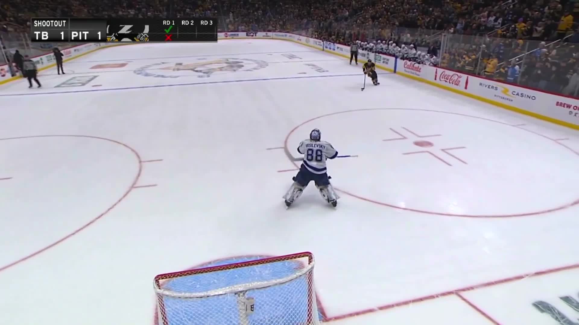 This is one shootout attempt that wont ...