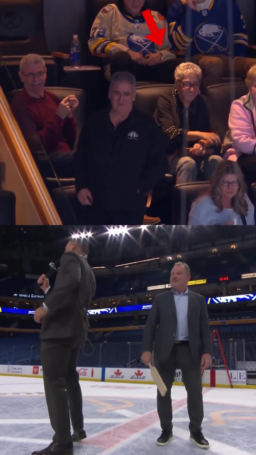 BIZ'S MOM WAS CHEERING ON HER SON GETTIN...