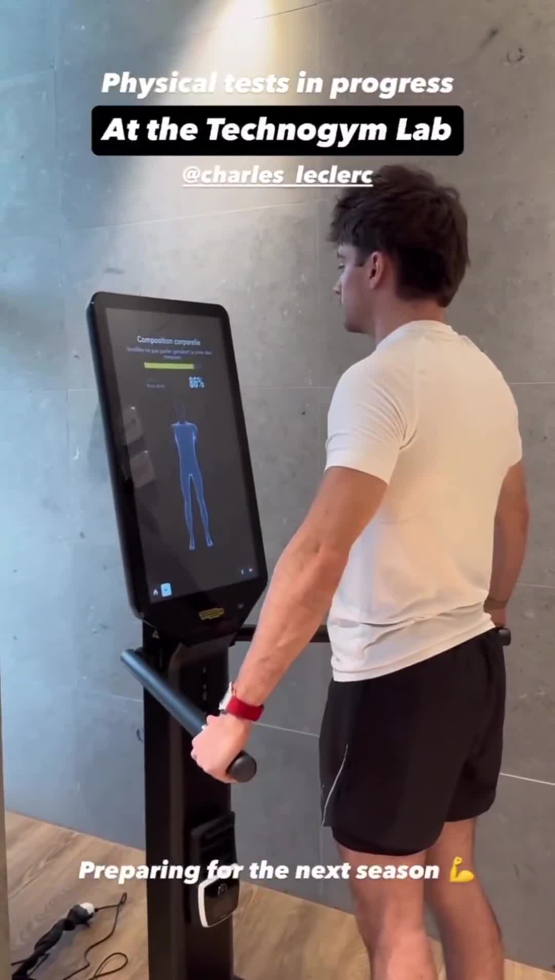 charles working out today... damn 
