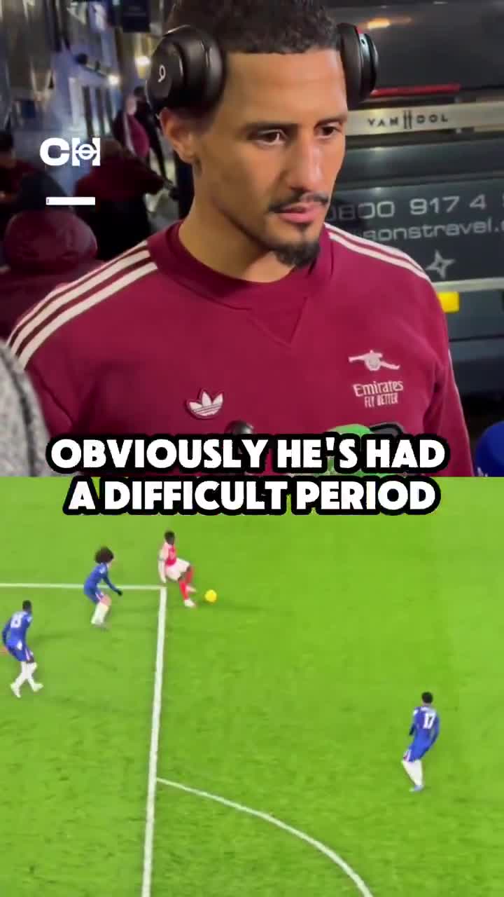 William Saliba on Viktor Gyokeres- It's...