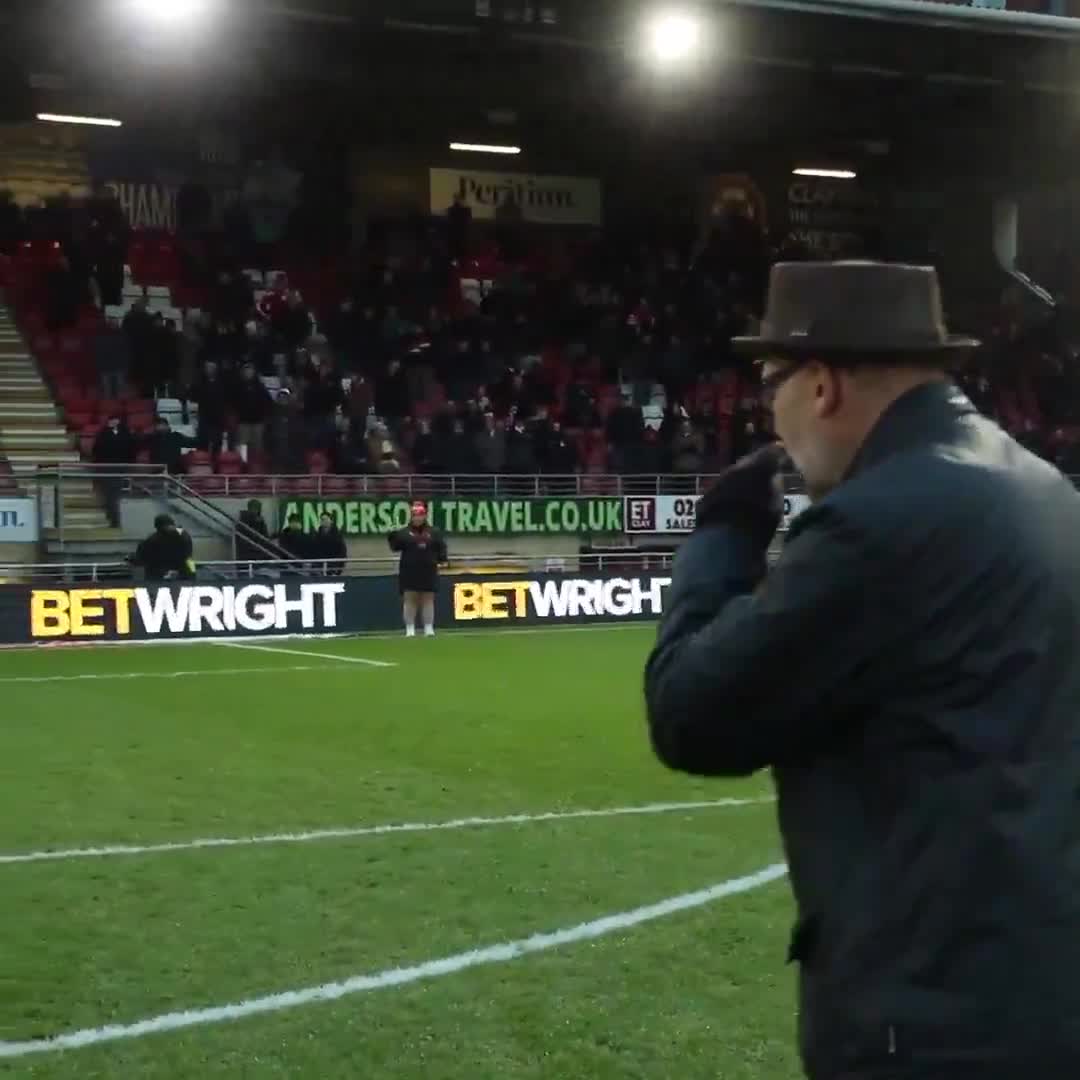 Leyton Orient were doing the crossbar ch...