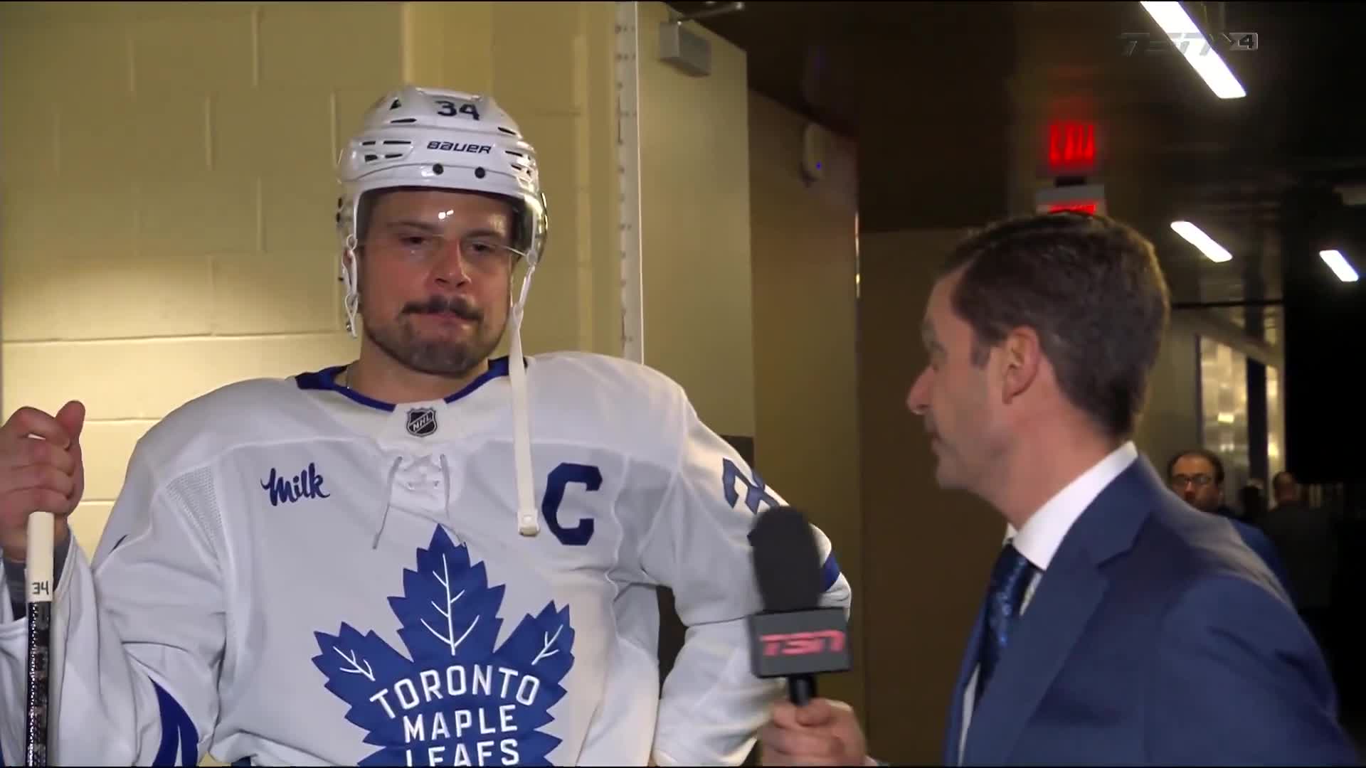 Auston Matthews is DONE with the Mitch M...