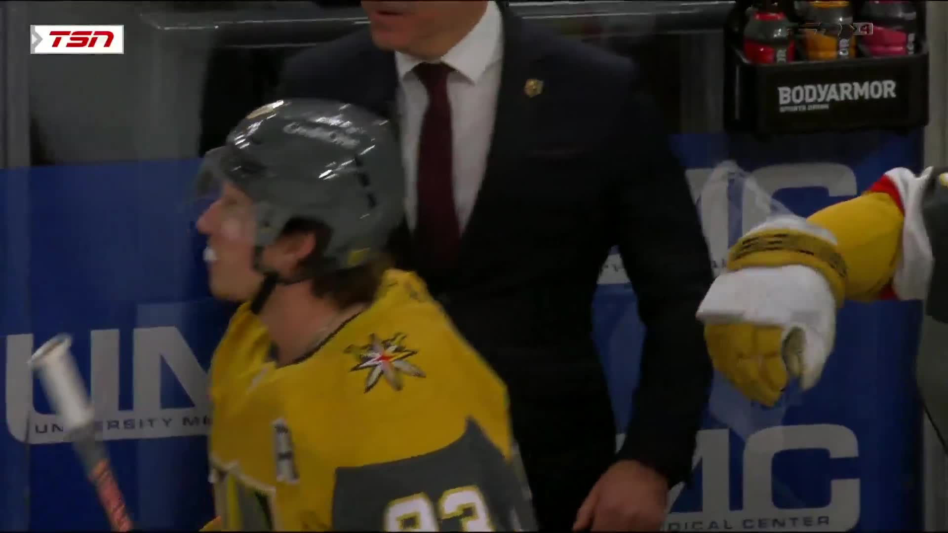 Mitch Marner was fired up after Jack Eic...