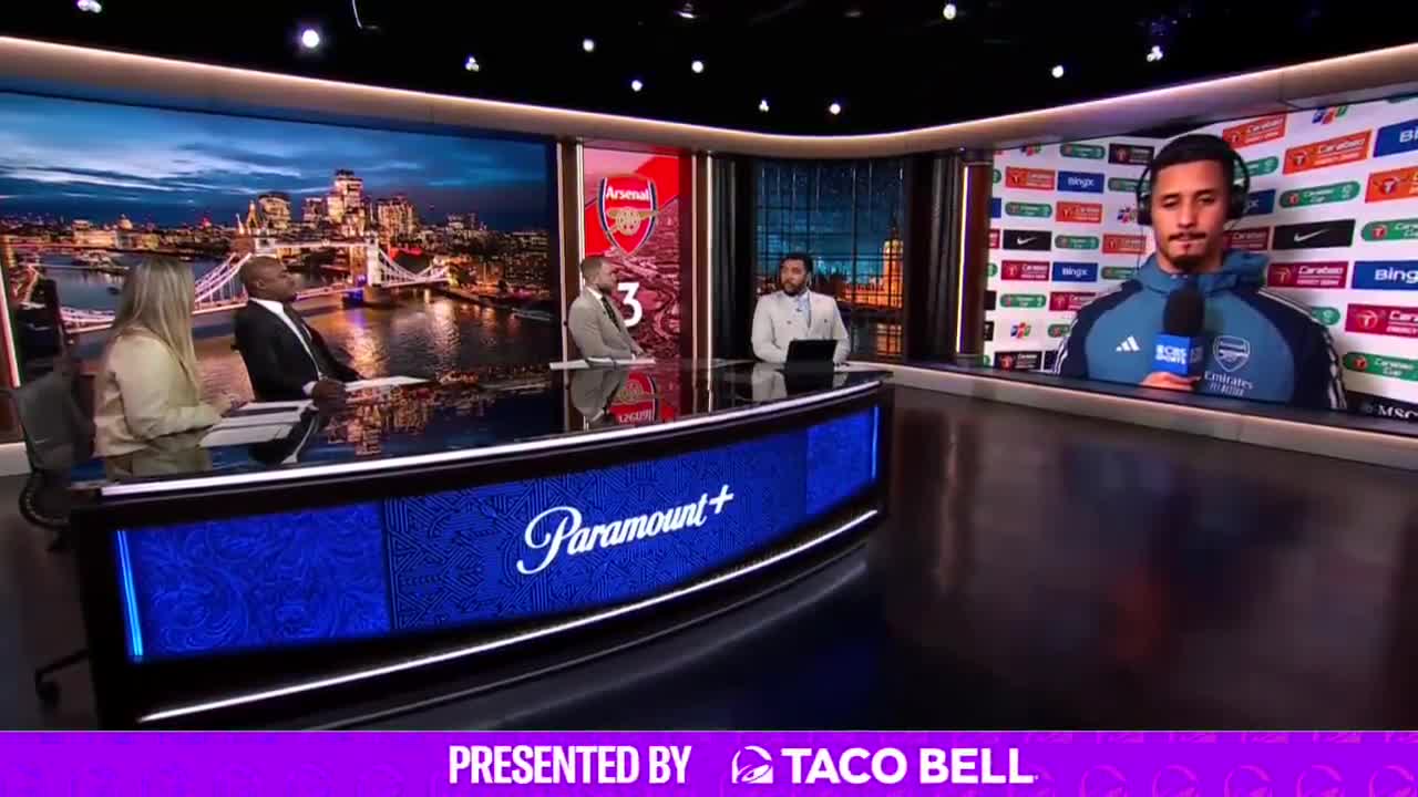 William Saliba on him and Gabriel Magalhaes