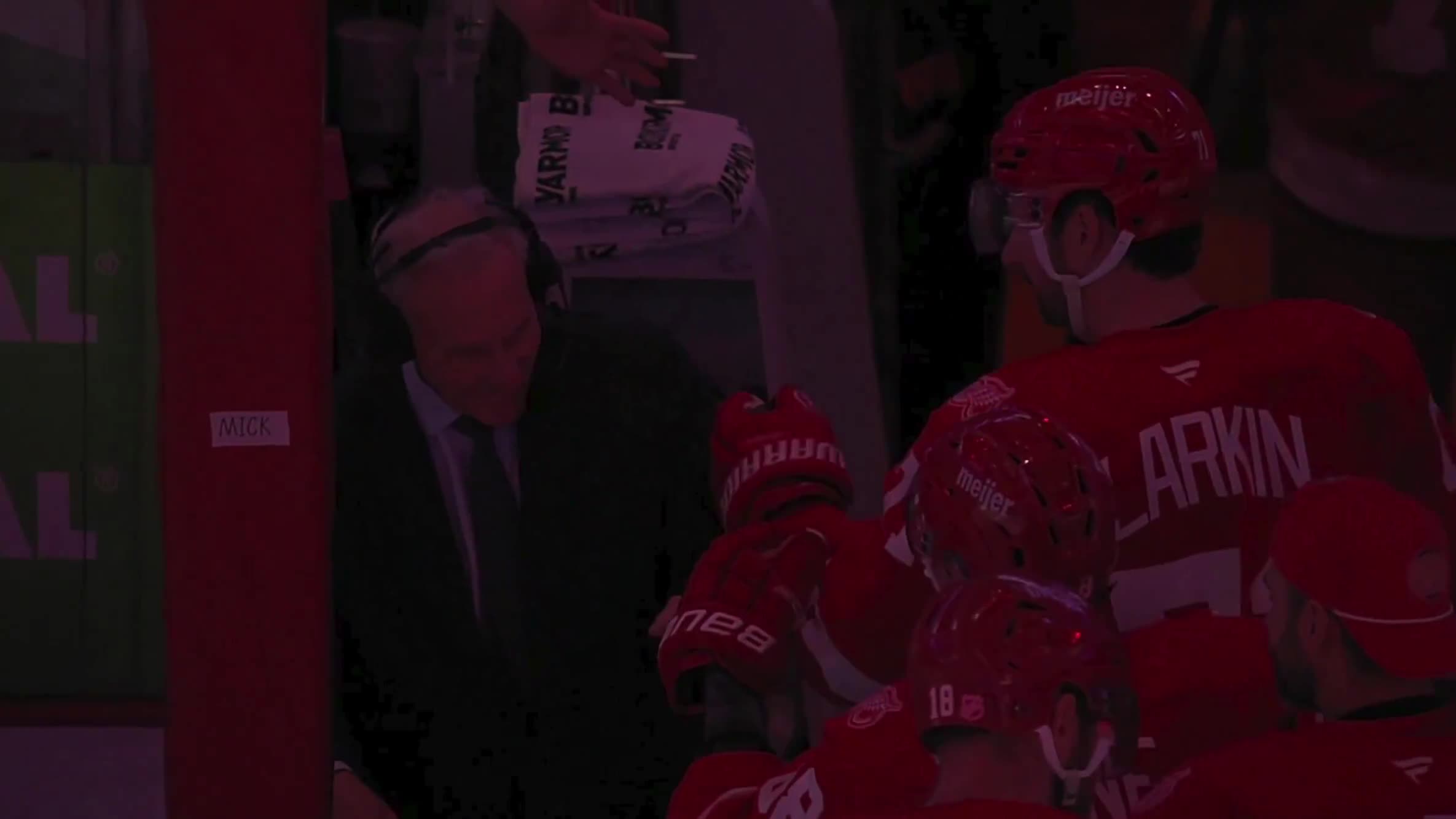 Dylan Larkin, Patrick Kane, and Cam Talb...