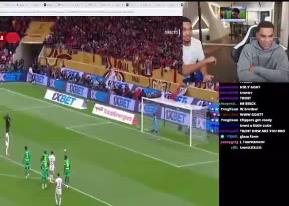 Trents reaction to Brahims penalty mis...