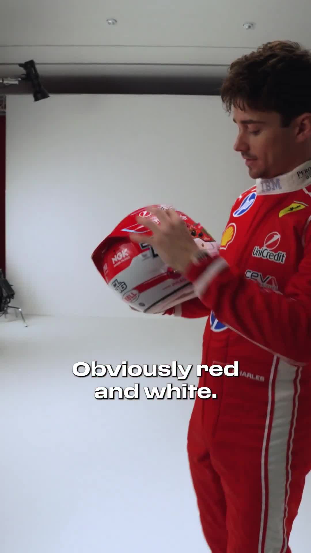 Charles Leclerc personally unveils his 2026 helmet for the season