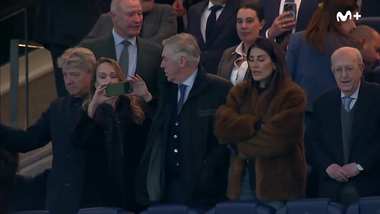 Carlo Ancelotti at the Bernabeu signing ...