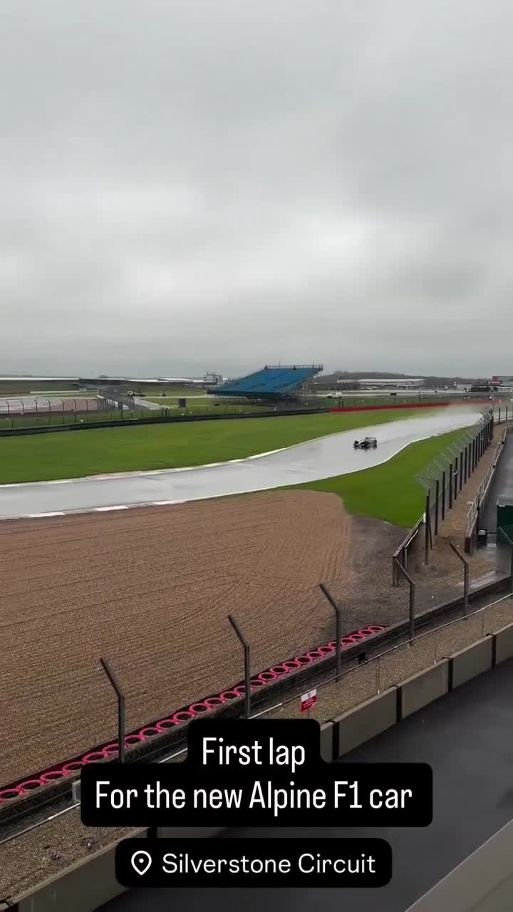 ALPINE IS ON TRACK They are today at Si...