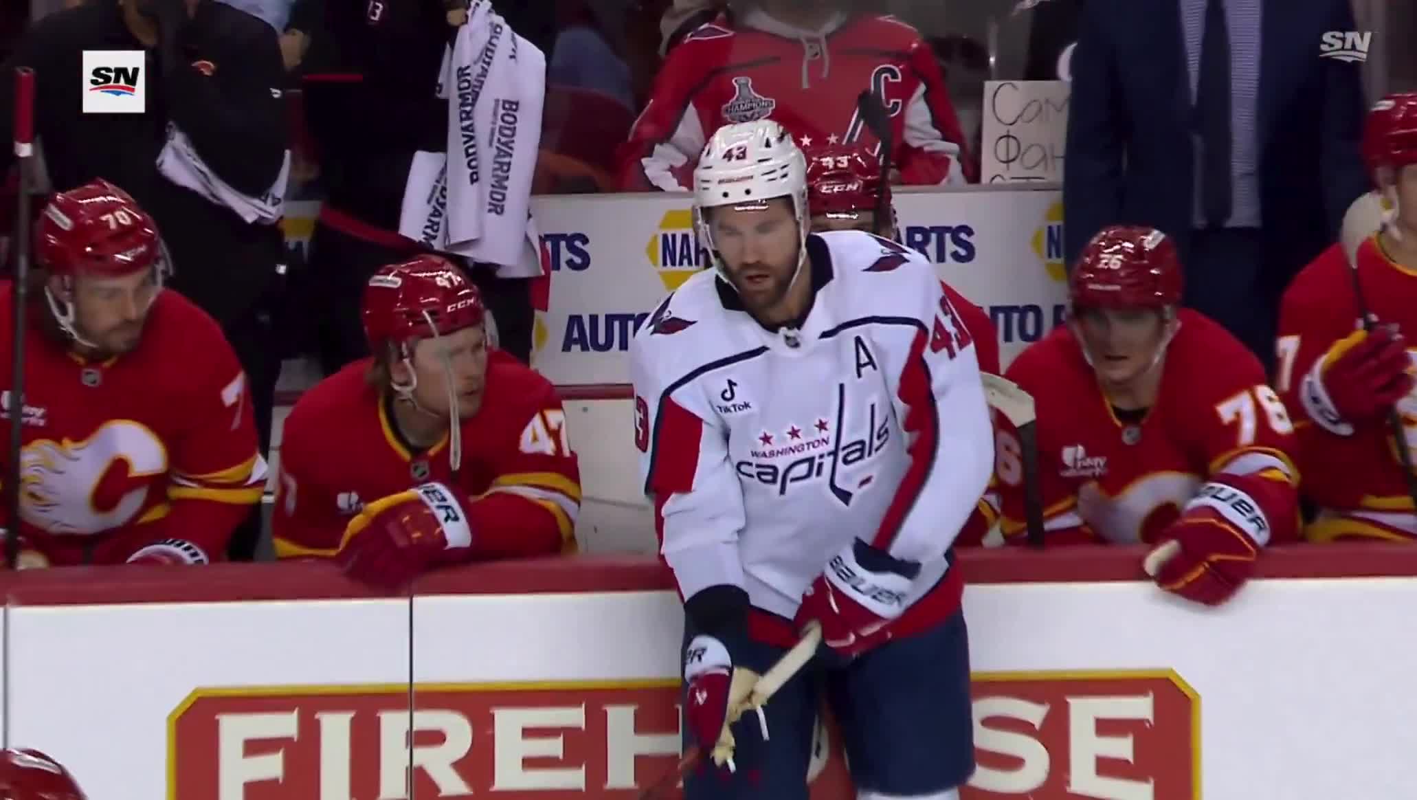 Adam Klapka received a 10-minute miscond...