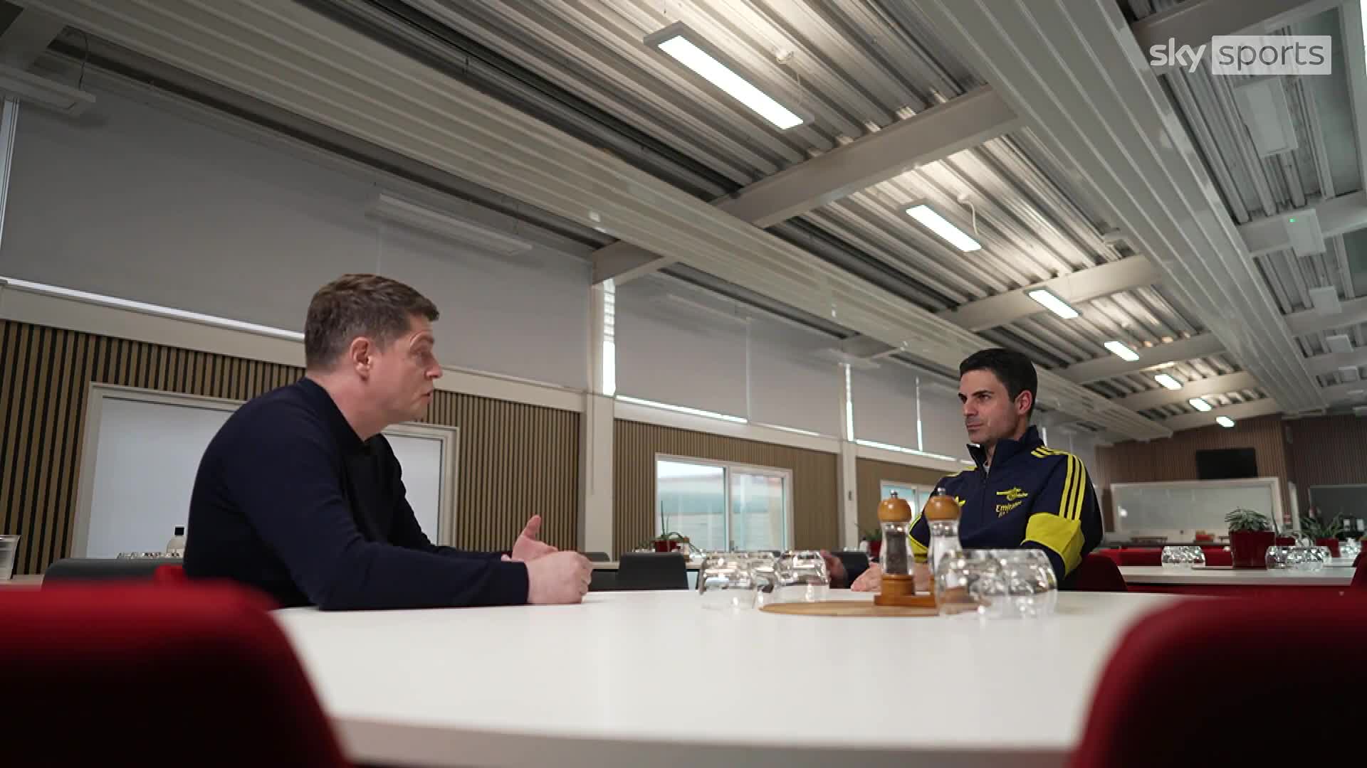 Mikel Arteta on learning from Pep Guardiola