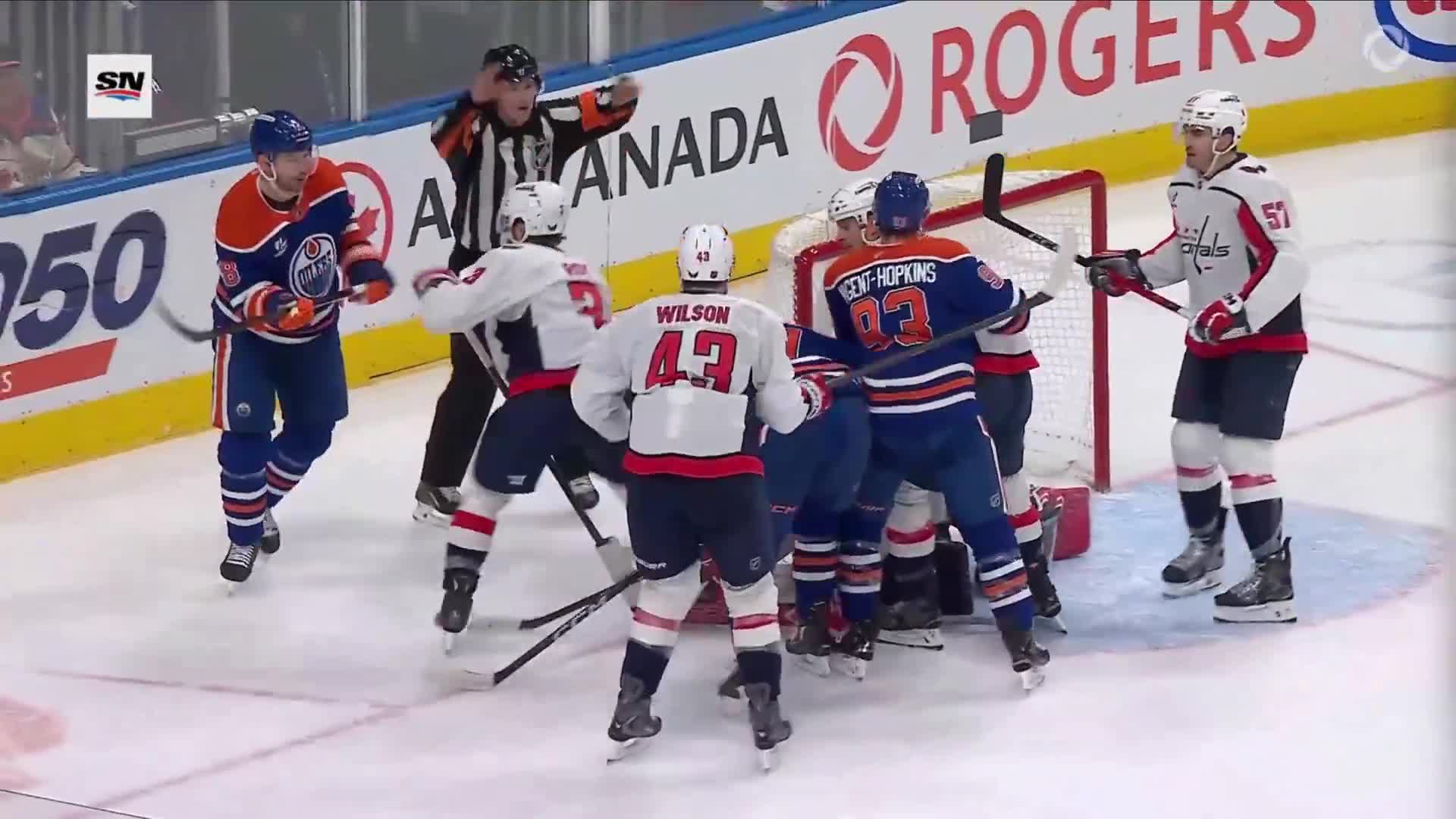 Future Canada teammates Connor McDavid a...