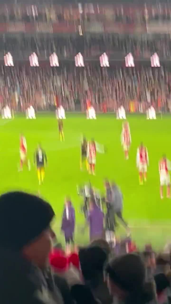 Carrick went over to former teammate Gab...