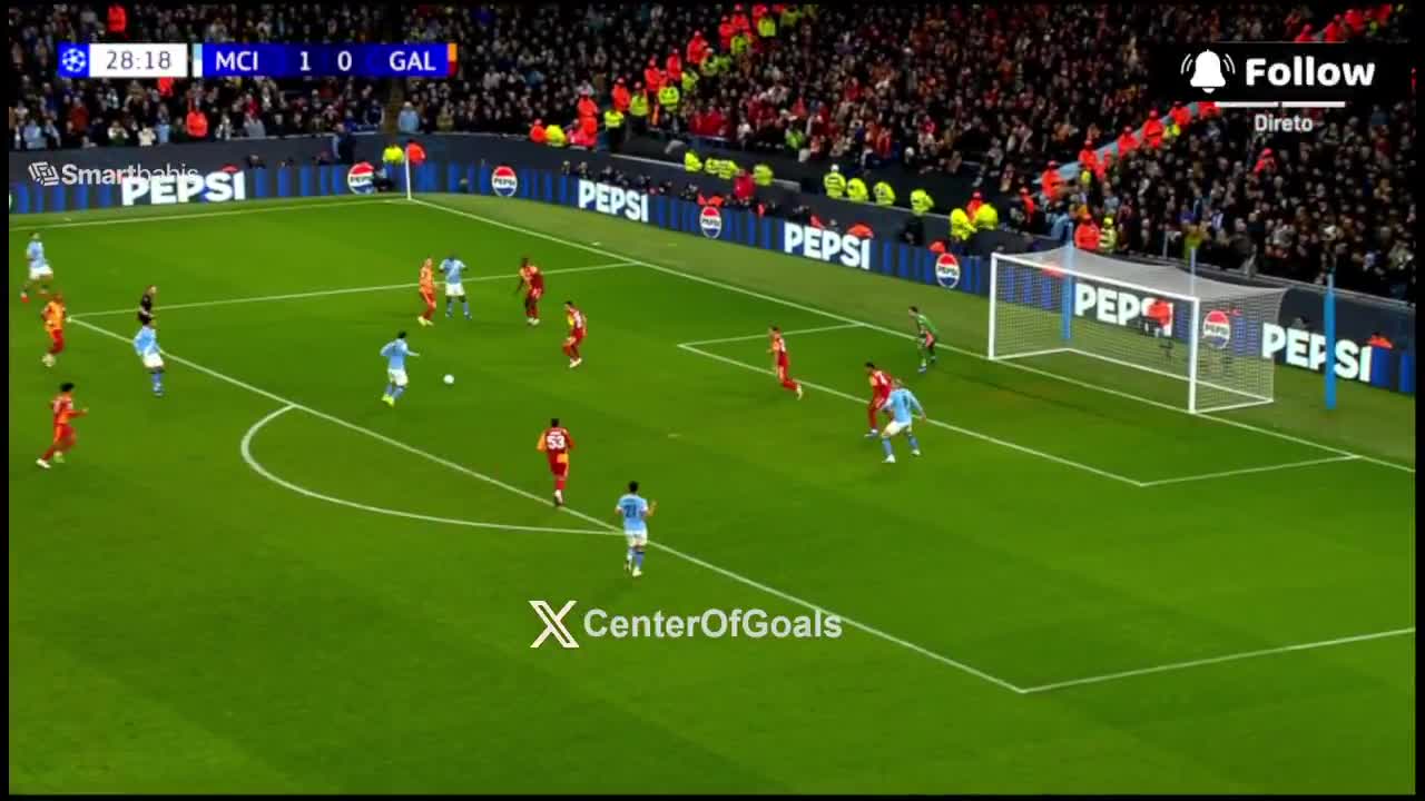 Rayan Cherki makes it two. Assist Jeremy...