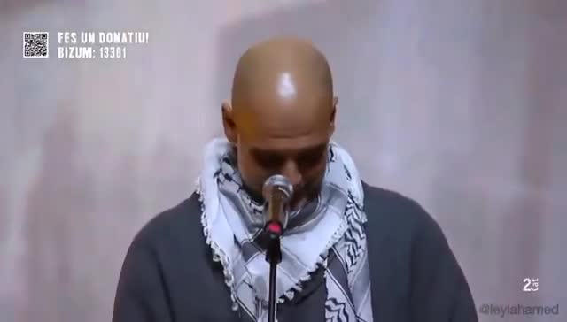 Pep Guardiola speaks at Act x Palestine charity event in Barcelona