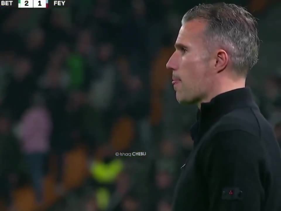 The moment Van Persie and his son shared...