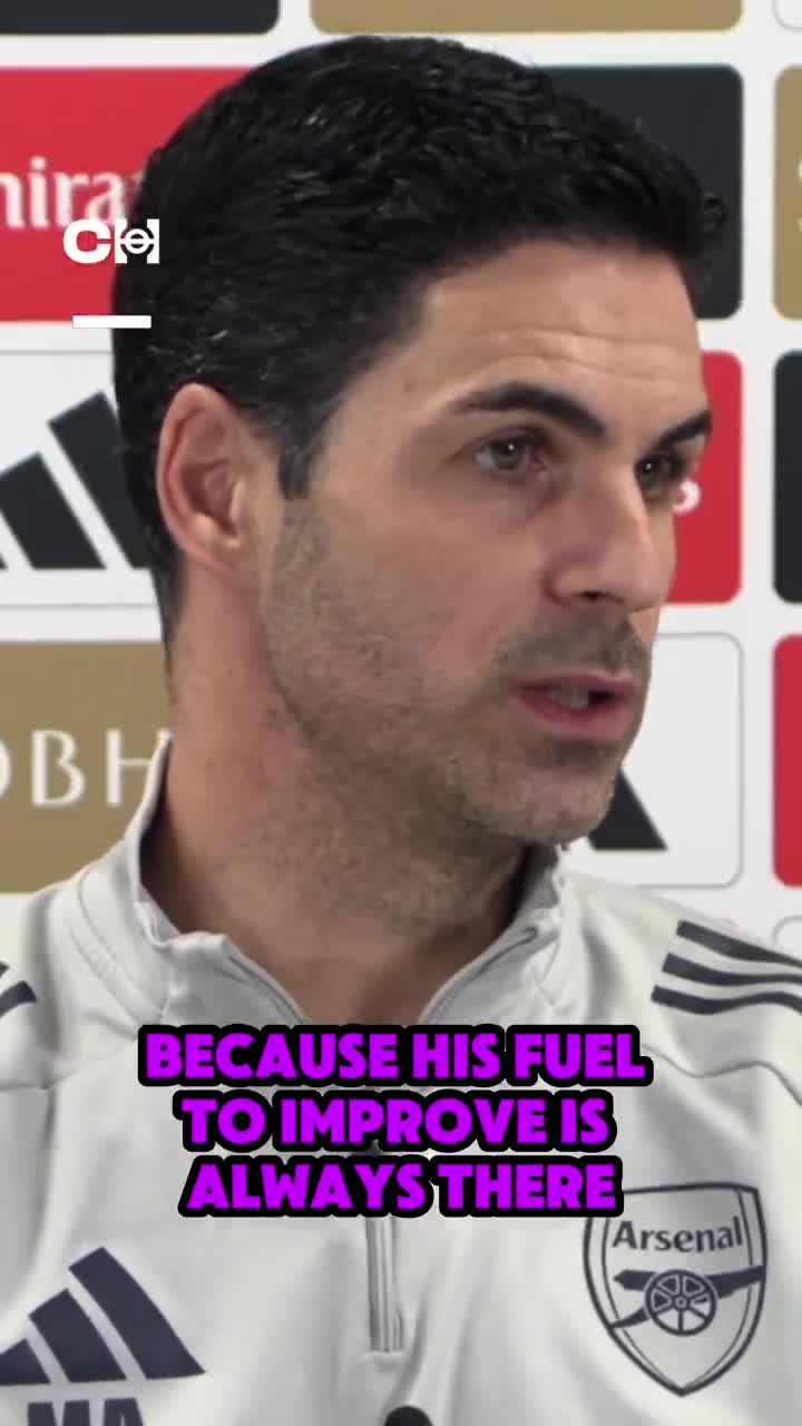 Mikel Arteta on Declan Rice and how he...