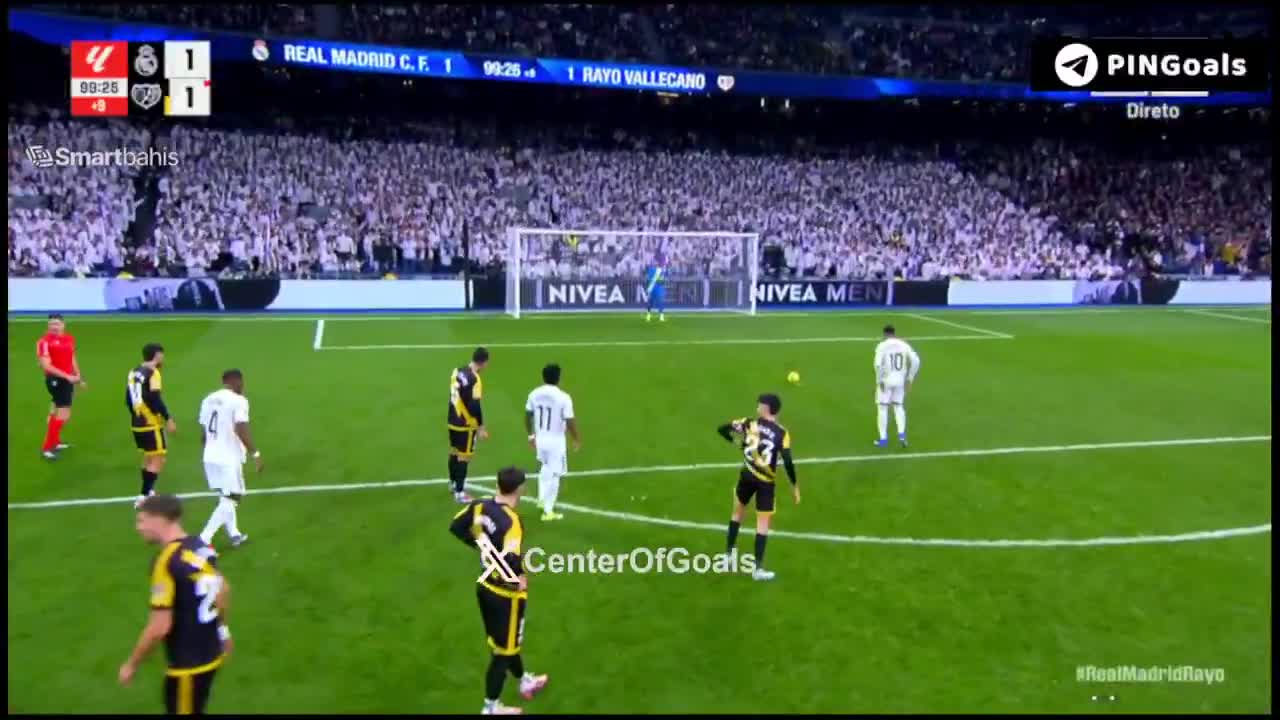 Real Madrid [2] - 1 Rayo Vallecano