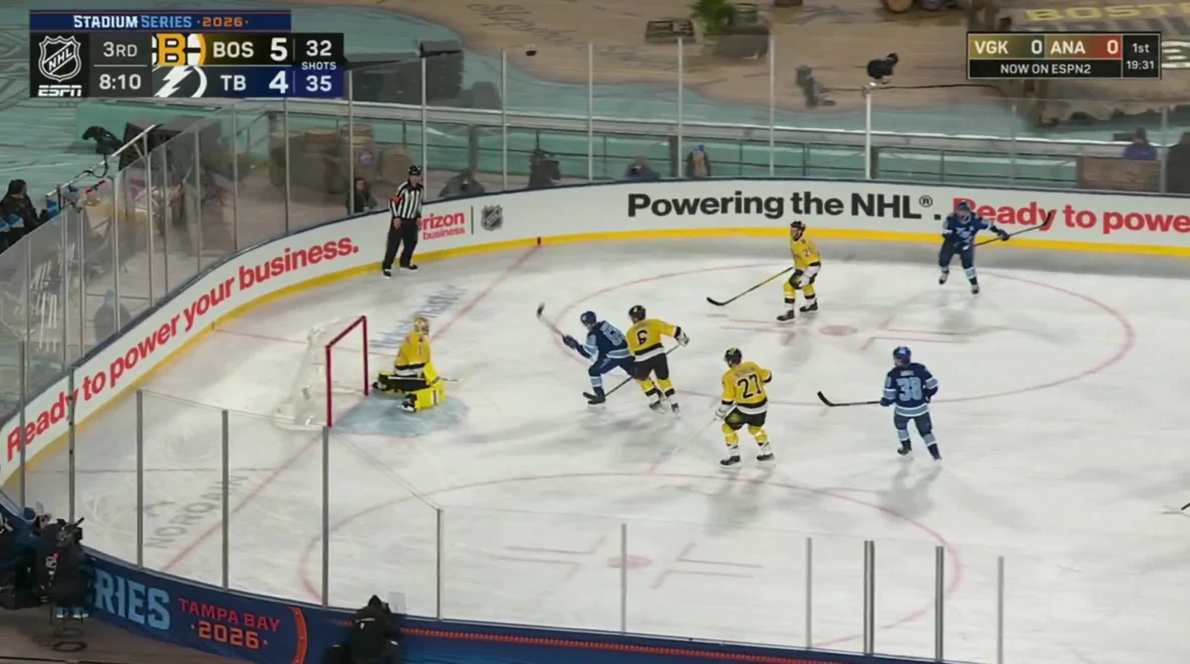 KUCHEROV WITH THE ONE-TIMER AND THE BOLT...