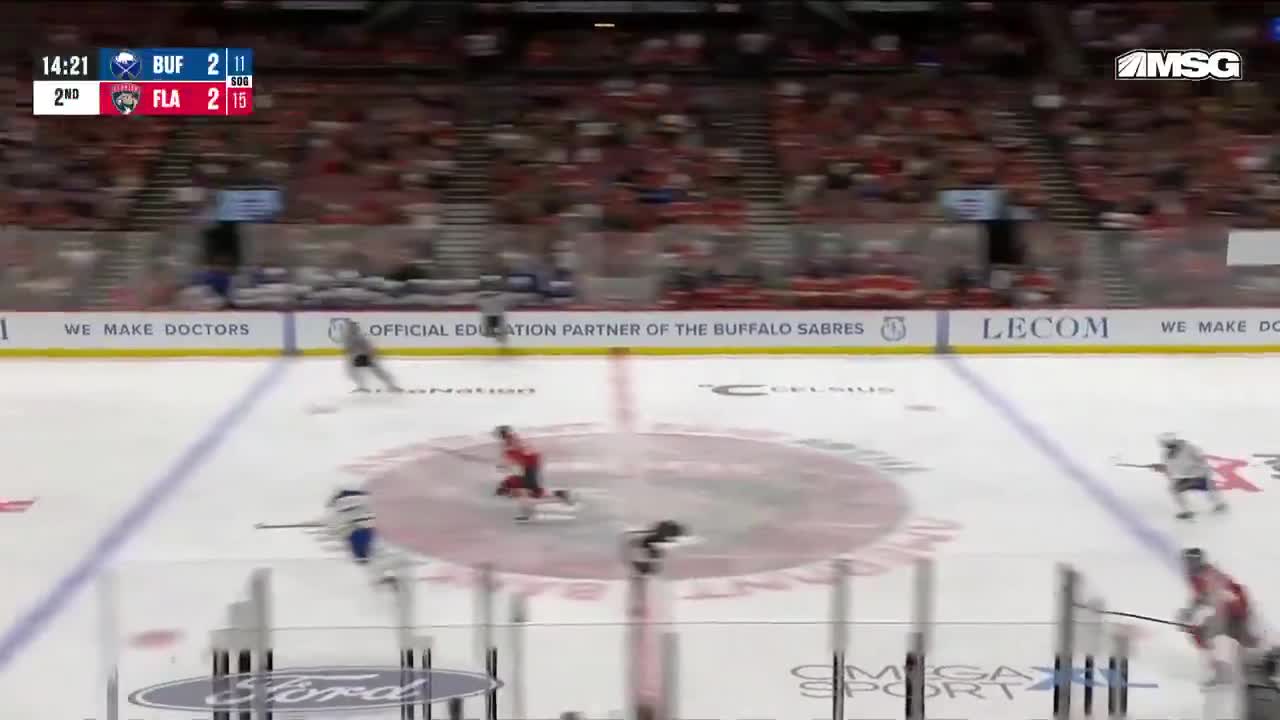 OH NO Bobrovsky recklessly came out of t...