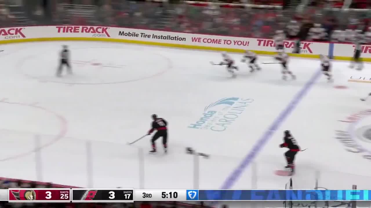 THE CAPTAIN JORDAN STAAL GIVES THE CANES...