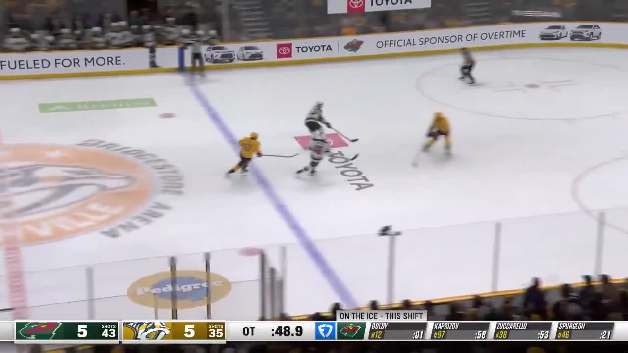 THE CAPTAIN JARED SPURGEON WINS IT IN OT...