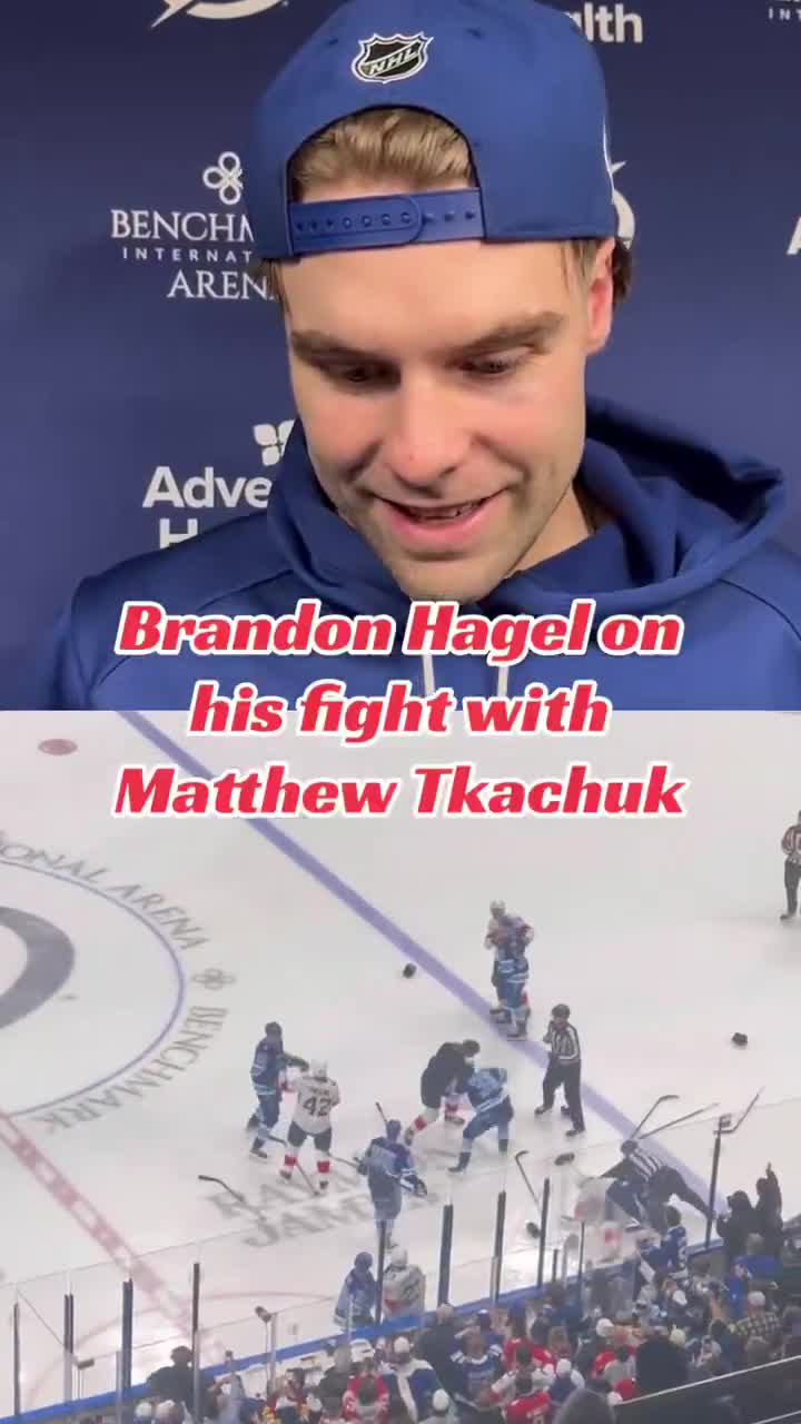Brandon Hagel discusses his fight with M... (1)