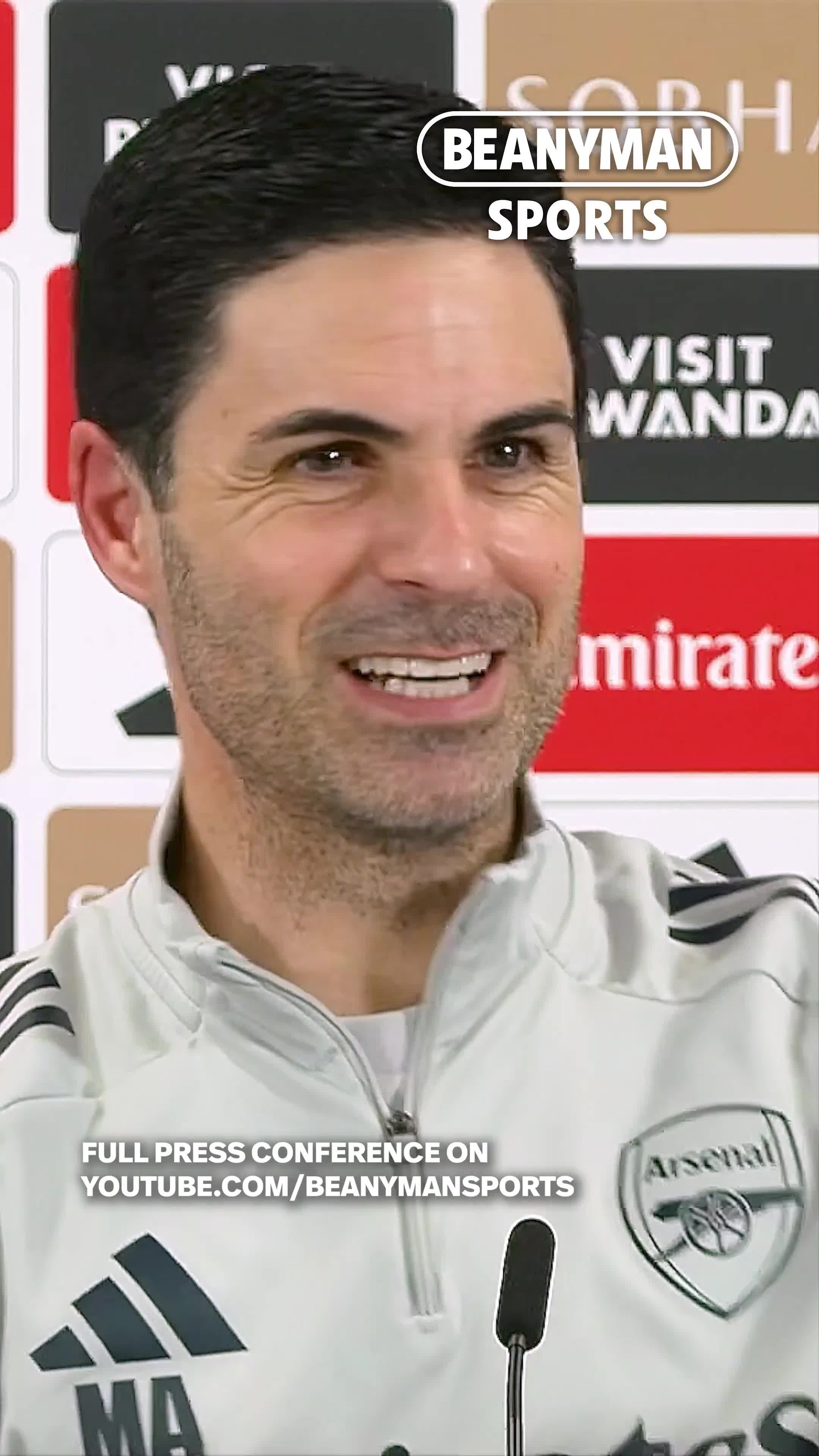 Just Mikel Arteta doing the 6 7. @Be...