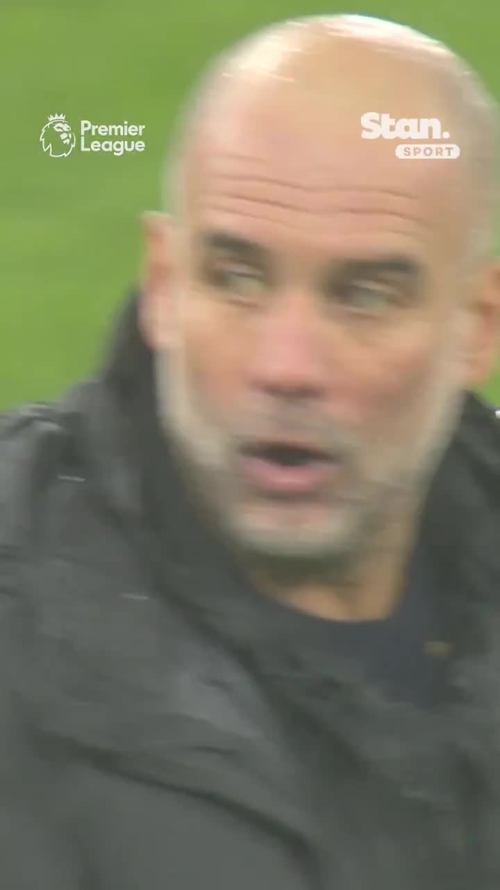 Pep Guardiola went from having some word...