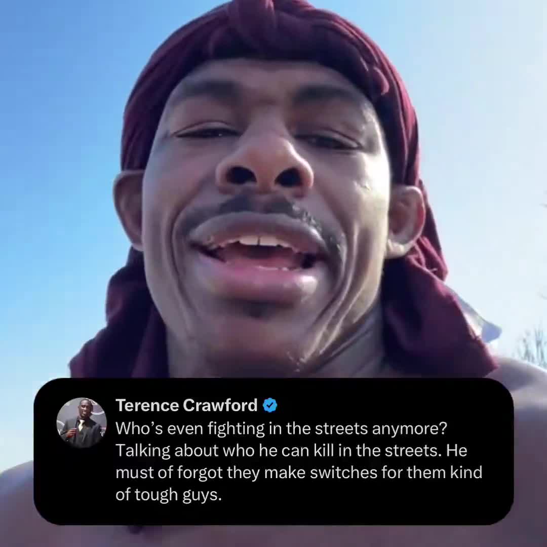 Terence Crawford reacted to Joaquin Buck...