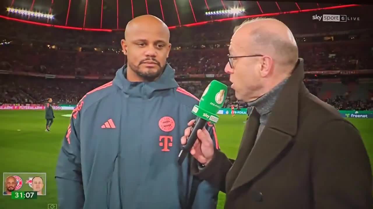 Olise nearly finished Kompany  (1)
