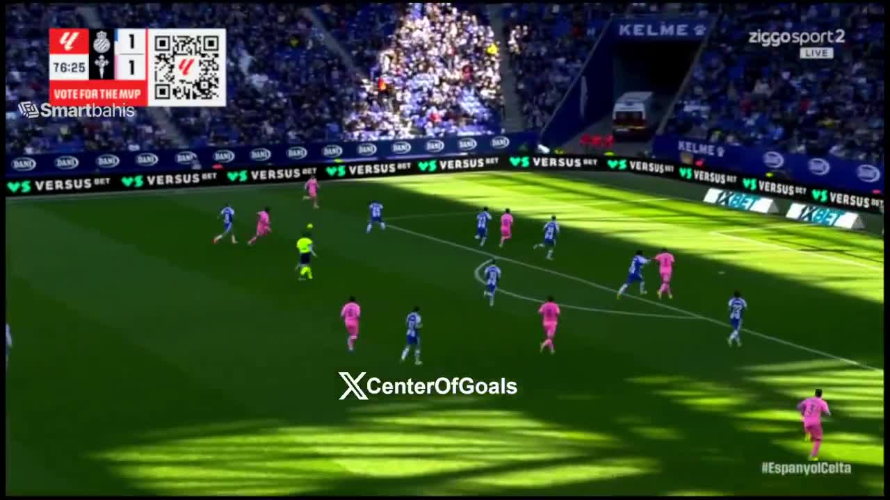 Espanyol 1 - [2] Celta Vigo - Borja Iglesias 77'