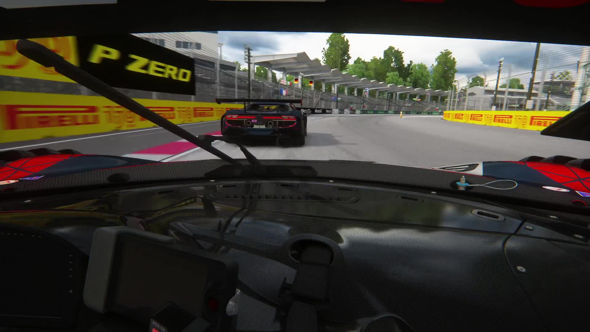 Fending off George on the Last Lap
