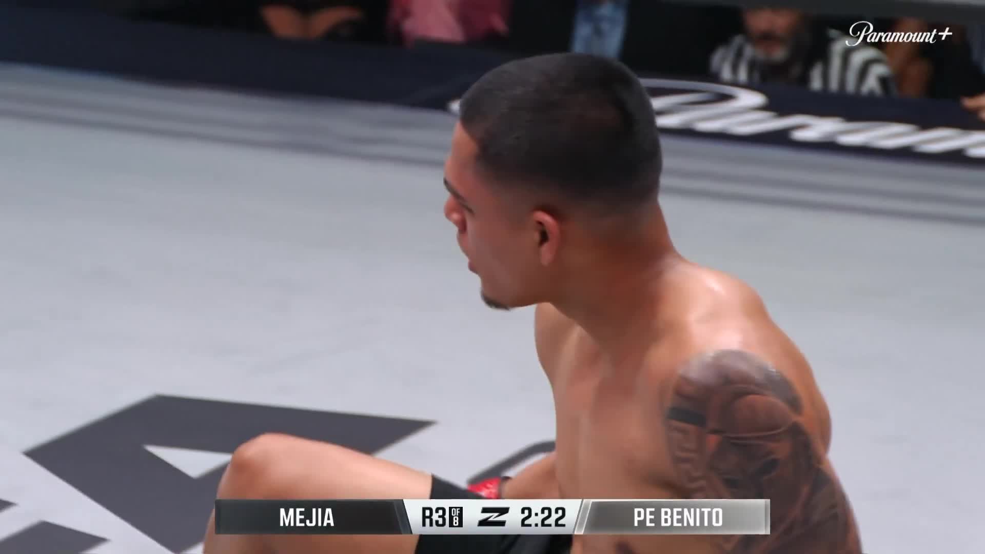 Jaybrio Pe Benito came into his fight at...