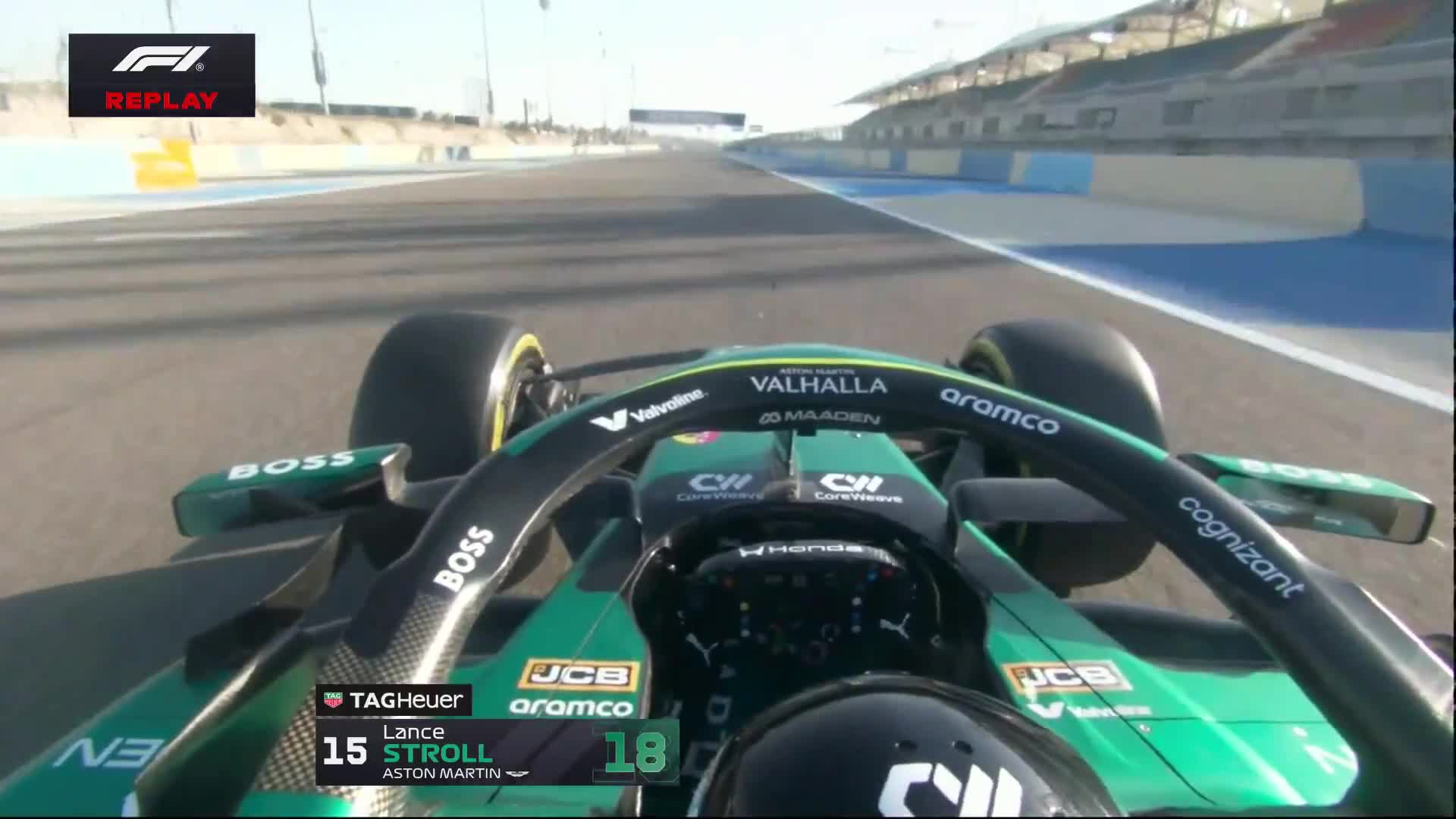 Here's a replay of Stroll's spin at Turn... (1)