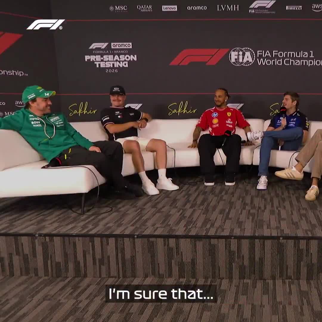 -I heard Fernando's racing until he's 75...