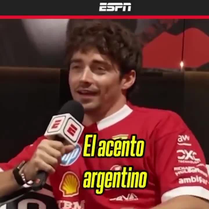 leclerc- ahhh, acento argentino fossarol...
