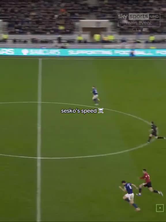 LOOK AT SESKO'S SPEED. 
